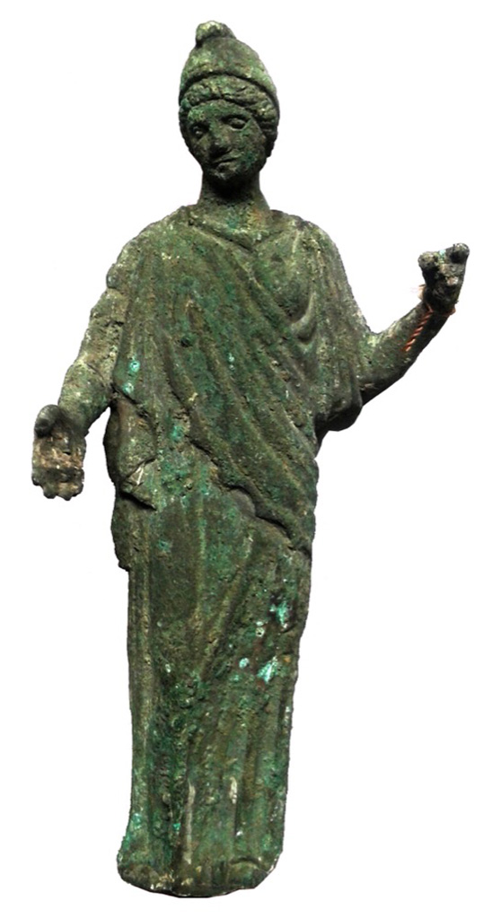 HGW24 Pompeii. Statuette of Minerva.Now in Naples Archaeological Museum